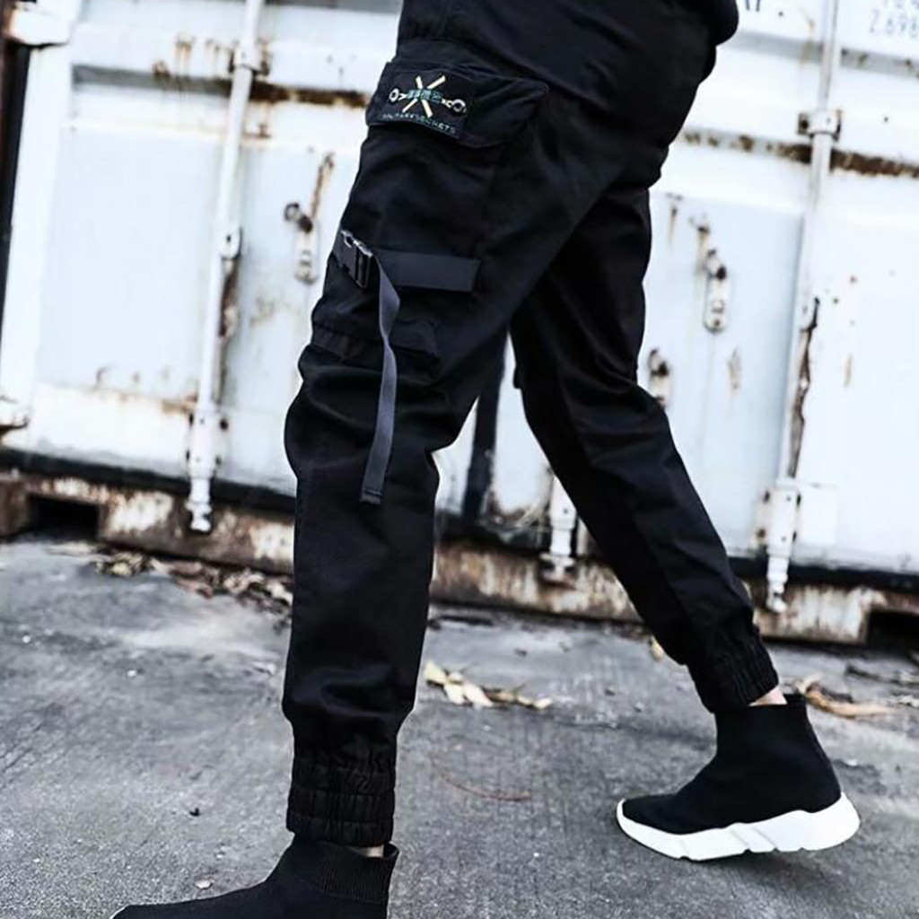 루즈핏 카고 팬츠 남성 스트릿웨어 트렌디 멀티 포켓 조 - Street Fashion Art 리뷰 및 가격