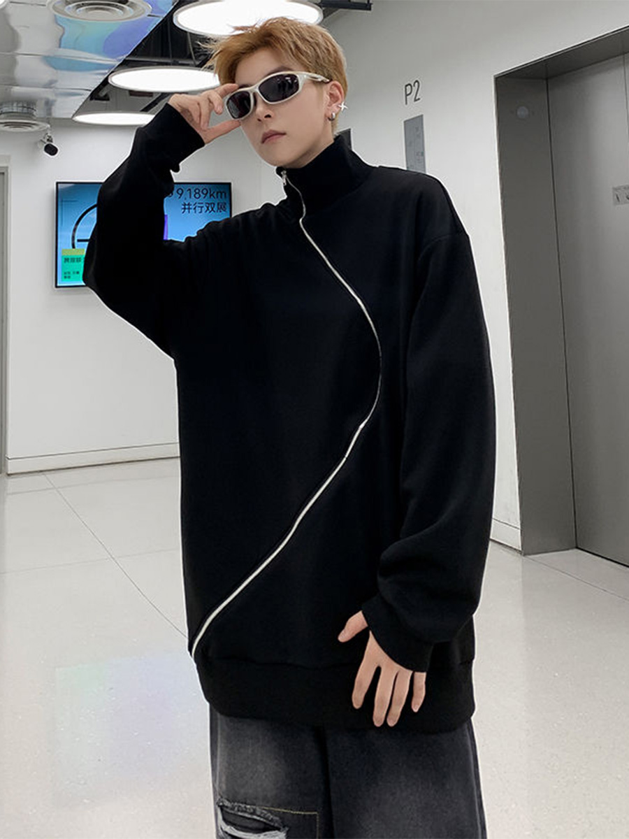 남성 아우터웨어 모자 없는 후드티 도쿄 일본 하라주쿠  - Street Fashion Shibuya 리뷰 및 가격