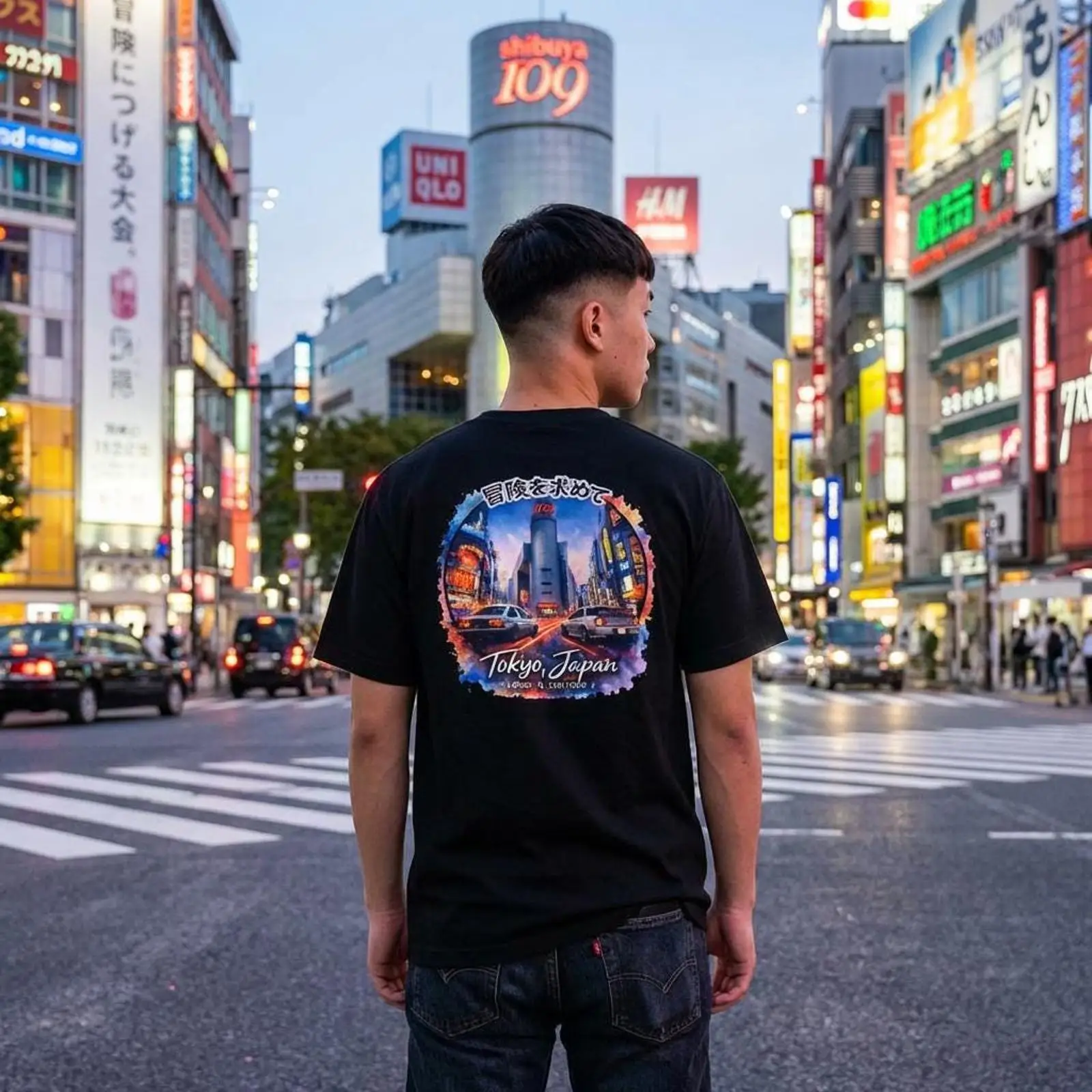 시부야 도쿄 일본 드리프팅 티셔츠 스트리트 레이싱 빈티 - Street Fashion Shibuya 리뷰 및 가격