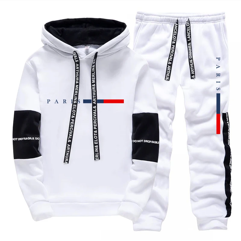 남성 세트/후드티/바지 파리 패션 가을 겨울 캐주얼 스 - Street Fashion For Man 리뷰 및 가격